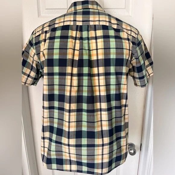 Mens Patagonia Short Sleeve Plaid Button Up Cotton Blend Shirt - Picture 3 of 10